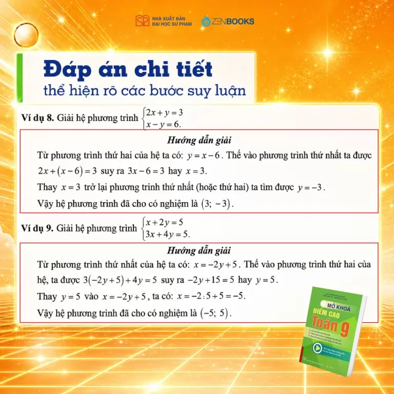 MỞ KHÓA ĐIỂM CAO TOÁN LỚP 9